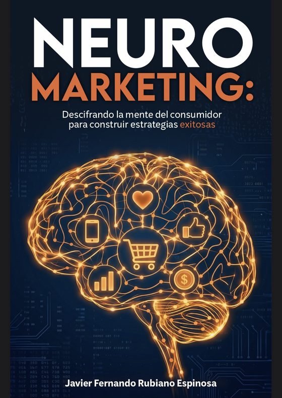 Portada del libro Neuromarketing: descifrando la mente del consumidor, de Javier Fernando Rubiano Espinosa